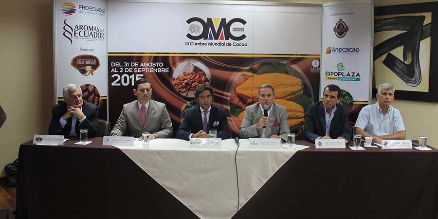 Ecuador sede de la III Cumbre Mundial del Cacao III cumbre mundial del cacao