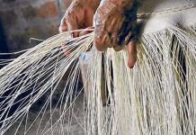 Más que sombreros, la “paja toquilla” es usada ahora para hacer mascarillas mascarillas de paja toquilla