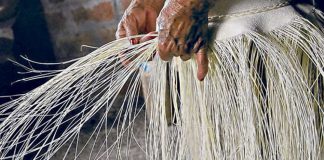 Más que sombreros, la “paja toquilla” es usada ahora para hacer mascarillas mascarillas de paja toquilla