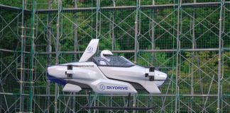 Japón acaba de probar con éxito un auto volador Auto volador