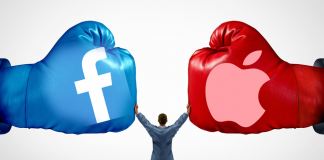 Apple y Facebook, dos gigantes en disputa