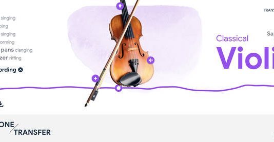 Crea música a partir de tu voz con el nuevo software de Google Google Tone Transfer