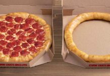 Famosa pizzería venderá solo el borde de la pizza pizza hut
