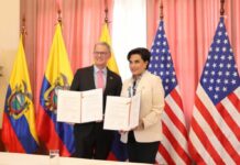 Estados Unidos entregó $ 10 millones a Ecuador para combatir al crimen organizado