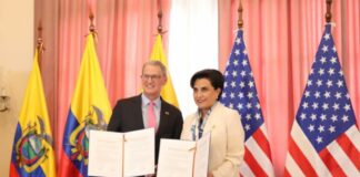 Estados Unidos entregó $ 10 millones a Ecuador para combatir al crimen organizado