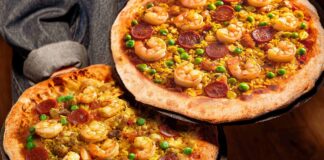 Telepizza desafía tu paladar con una pizza de paella