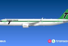 Transavia celebra 60 años con el Airbus A321neo retro