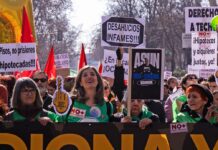 Una nueva protesta contra la construcción residencial conduce a través del centro de Madrid: «No es un mercado, sino un derecho» | Negocio
