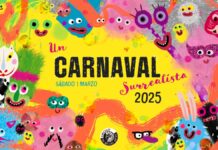 La danza del círculo de las bellas artes de la máscara