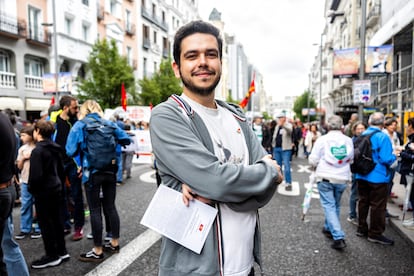 Jaime Losada, este jueves en Gran Vía.