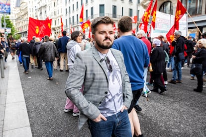 Rafa Monzón, este jueves en Madrid.