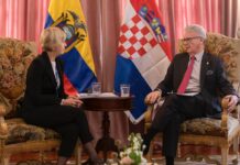 El Ministerio de Asuntos Exteriores celebra varias reuniones con delegados internacionales en Quito como parte de la propiedad presidencial de Daniel Nnovera | Política | Noticias