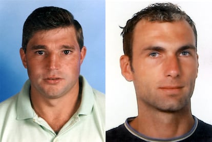 Placido Oviedo Peláez y Robert Tomart Wromoma, quien fue asesinado por el colapso en Alcobendas. 13/07/2006
