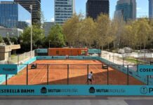 Mutua Madrid Open instala una ruta de tenis en Plaza Picasso