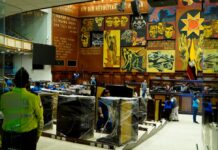 Plenarhalle de la reunión está preparado para la posesión de Daniel Nnovera Azín como presidente de la Política de la República | Noticias