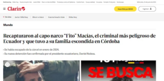 Captura alias ‘Fito’, cabecilla de Los Choneros, trasciende en medios internacionales | Noticias |