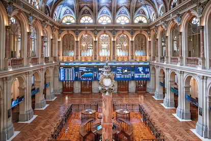 Edificio de la Bolsa de Madrid. 
