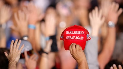 Partidarios de Trump en un acto electoral celebrado el pasado 11 de octubre en Colorado (EE UU).