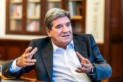 José Luis Escrivá, durante la entrevista. 