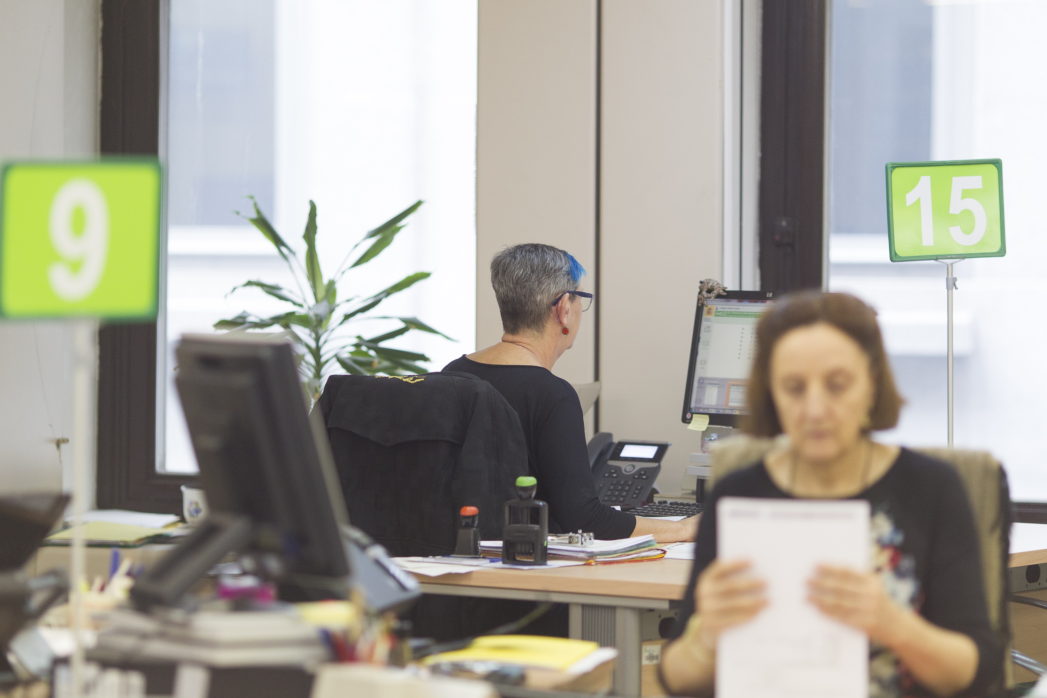 Una oficina de empleo, en una imagen de archivo.