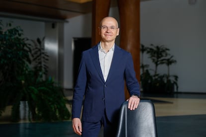 Jordi Sánchez, CEO de Bayer para España y Portugal, en la sede de la compañía en Barcelona.