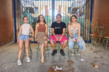 Alumnos del IES 25 de abril, en Alfafar (Valencia).