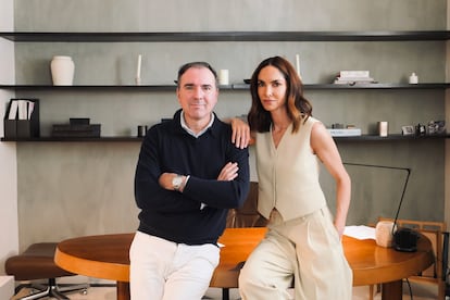 Eugenia Silva y Fran García del Pozo, director regional de Code.org.