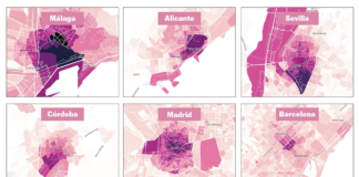 ¿Dónde están los casi 400.000 pisos turísticos de España? El mapa, calle a calle | Economía