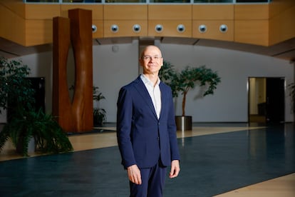 Jordi Sánchez, CEO de Bayer para España y Portugal, posa en las oficinas de la compañía en Barcelona.