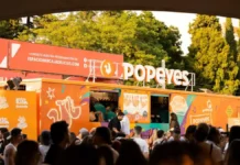 Popeyes presenta su foodtruck con un concierto de Pignoise