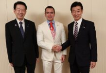 En su visita a Japón, Daniel Noboa se reúne con autoridades y la comunidad ecuatoriana | Política | Noticias