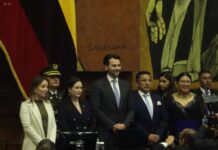 Pamela Aguirre Castro y Edwin Aceldo fueron posesionados en la Asamblea Nacional como jueces elegibles de la Corte Constitucional | Política | Noticias