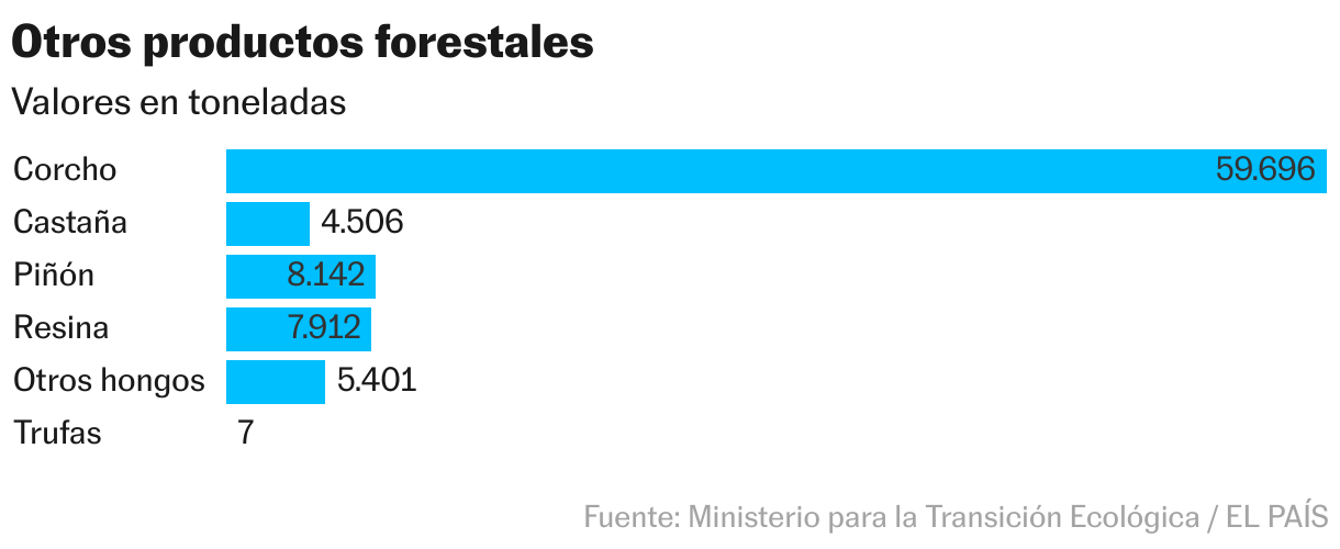 Otros productos forestales (Gráfico de barras)