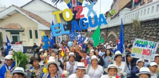 Arranca en Cuenca una marcha contra la minería y en defensa de las fuentes de agua en Quimsacocha | Política | Noticias
