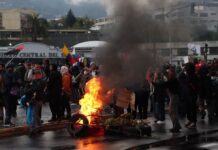 Policías dispersan a manifestantes con gas lacrimógeno, tras plantón en la Universidad Central en contra del Gobierno | Política | Noticias