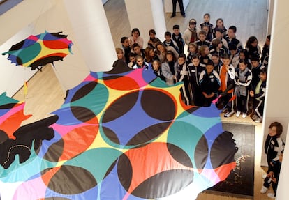 Sesiones de 'Reflejarte' con alumnos de centros de Educación Responsable de Cantabria en el Centro Botín.