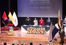 “Cuando nos unimos fundamos patria, cuando nos dividimos la ponemos en riesgo”, dice Mishel Mancheno en sesión solemne por los 195 años de la primera Constitución en Riobamba | Política | Noticias