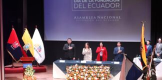 “Cuando nos unimos fundamos patria, cuando nos dividimos la ponemos en riesgo”, dice Mishel Mancheno en sesión solemne por los 195 años de la primera Constitución en Riobamba | Política | Noticias