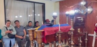 Comunero muerto en medio de protestas es velado en Cuicocha | Política | Noticias