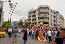 Marcha contra medidas de Gobierno se realiza a lo largo de la avenida 9 de Octubre, en Guayaquil | Comunidad | Guayaquil