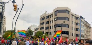 Marcha contra medidas de Gobierno se realiza a lo largo de la avenida 9 de Octubre, en Guayaquil | Comunidad | Guayaquil