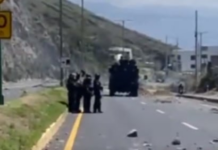 Protestas en San Miguel del Común derivan en enfrentamientos: Policía lanzó gases y habilitó el paso en la Panamericana norte | Ecuador | Noticias