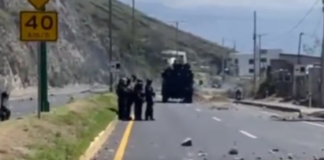 Protestas en San Miguel del Común derivan en enfrentamientos: Policía lanzó gases y habilitó el paso en la Panamericana norte | Ecuador | Noticias