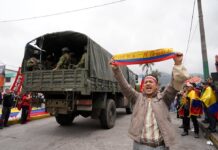 Protestas en Quito contra Daniel Noboa tienen rostro: el ‘Parlamento de los Pueblos’