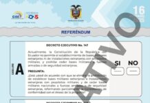 Así será la papeleta electoral para la consulta popular del 16 de noviembre | Política | Noticias