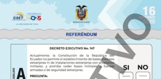 Así será la papeleta electoral para la consulta popular del 16 de noviembre | Política | Noticias
