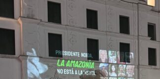 En la COP30 se exhibió mensaje contra la expansión petrolera en Ecuador: ‘Noboa, la Amazonía no está en venta’ | Política | Noticias
