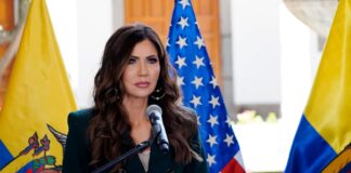 Kristi Noem, titular del Departamento de Seguridad de los EE.UU., vuelve a Ecuador, en medio de la discusión de permitir bases militares internacionales | Política | Noticias