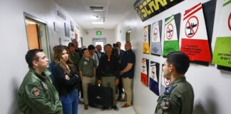 Evaluación de instalaciones y equipos tecnológicos marcó la visita de Kristi Noem, secretaria de Seguridad de EE. UU., a la base de Manta | Política | Noticias