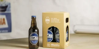 Cervezas Alhambra recupera una icónica botella por su centenario